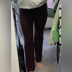 Maroon AERIE yoga pants